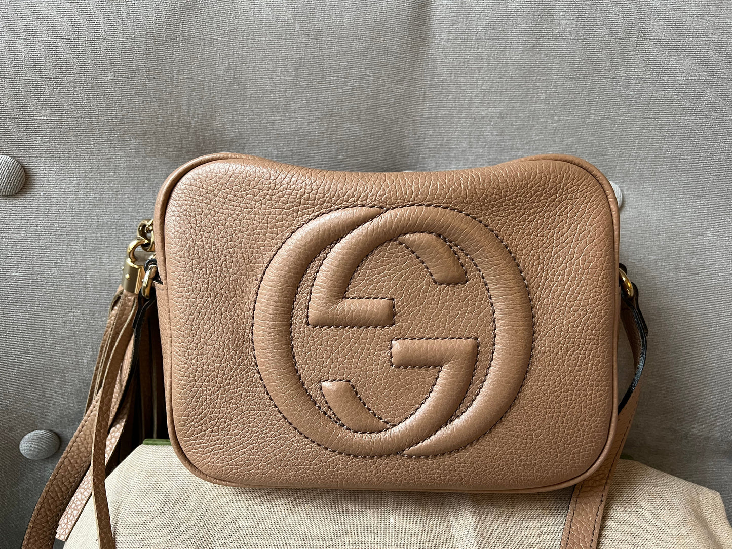 Luxury Gucci Rose Beige Soho Disco ( 1050)