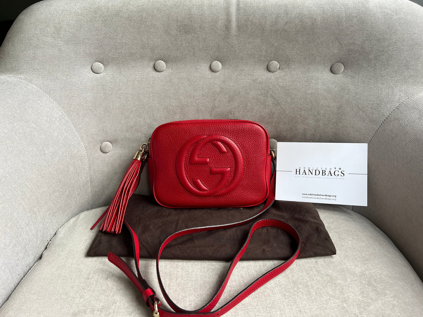 Luxury Gucci Red Soho Disco