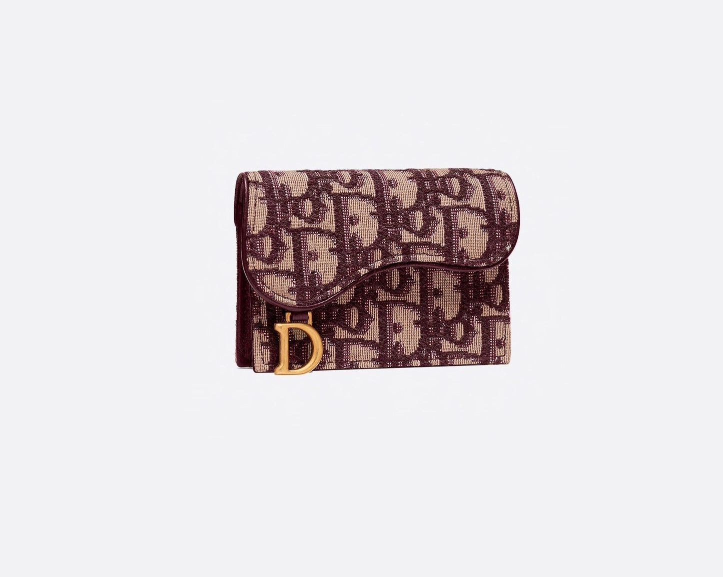 DIOR OBLIQUE SADDLE  FLAP CARD HOLDER