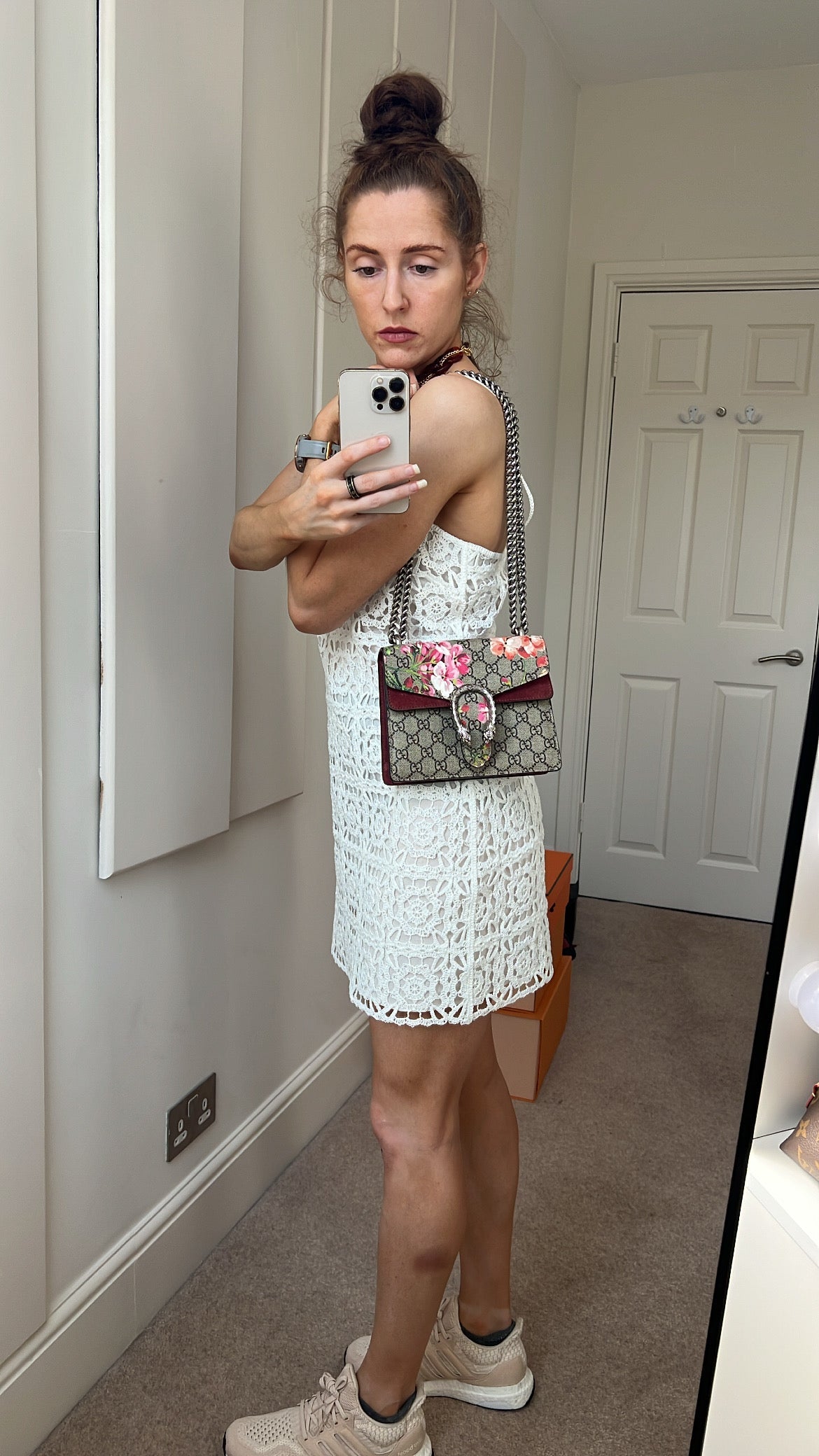 Luxury Gucci Dionysus GG Blooms Mini Shoulder Bag