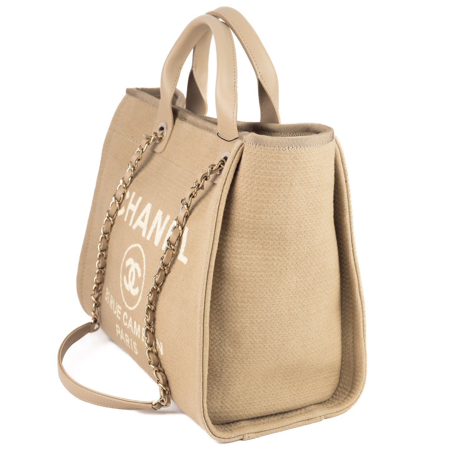 Chanel Deauville Tote Beige
