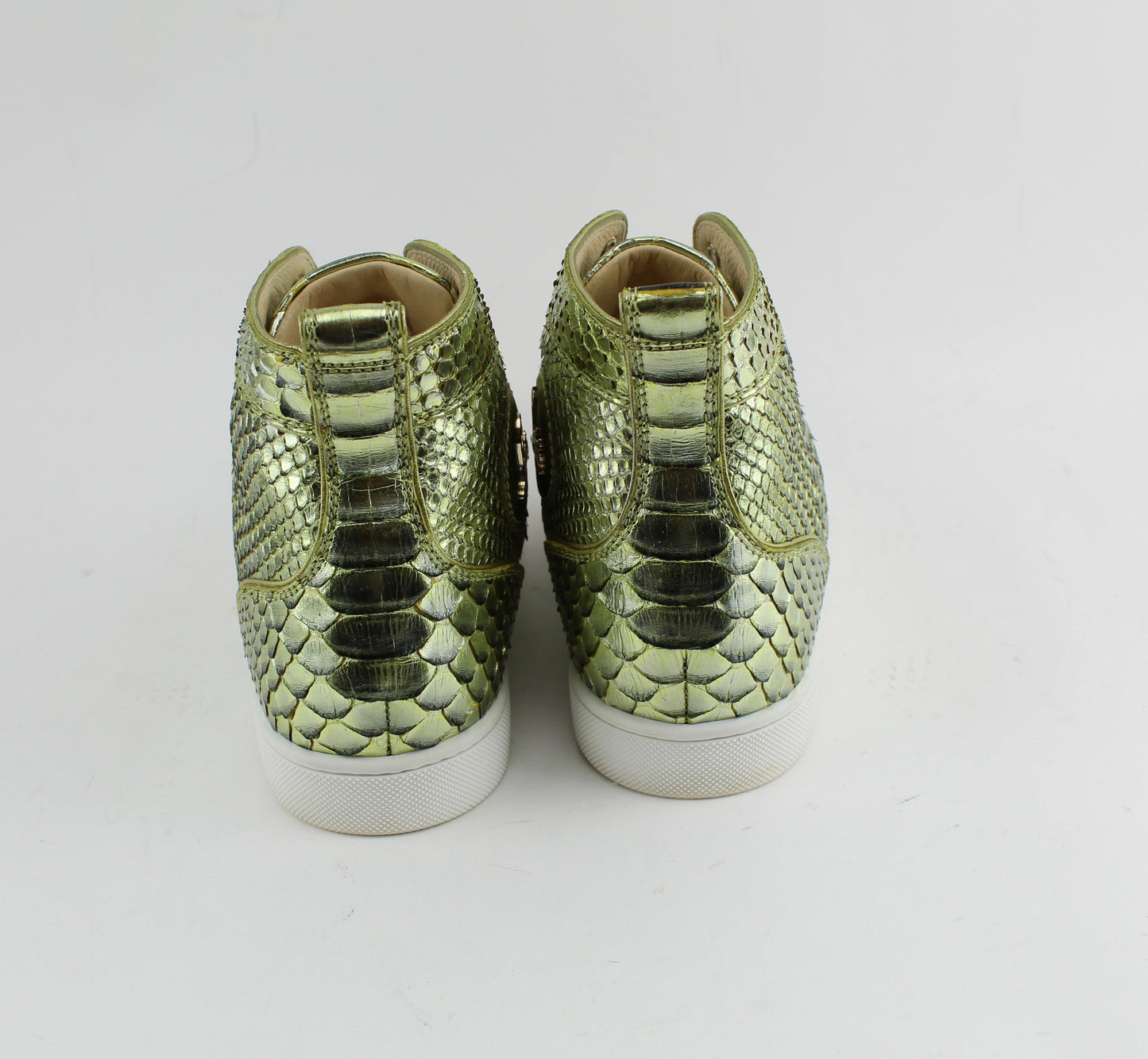 CHRISTIAN LOUBOUTIN PYTHON SNEAKERS SIZE 40