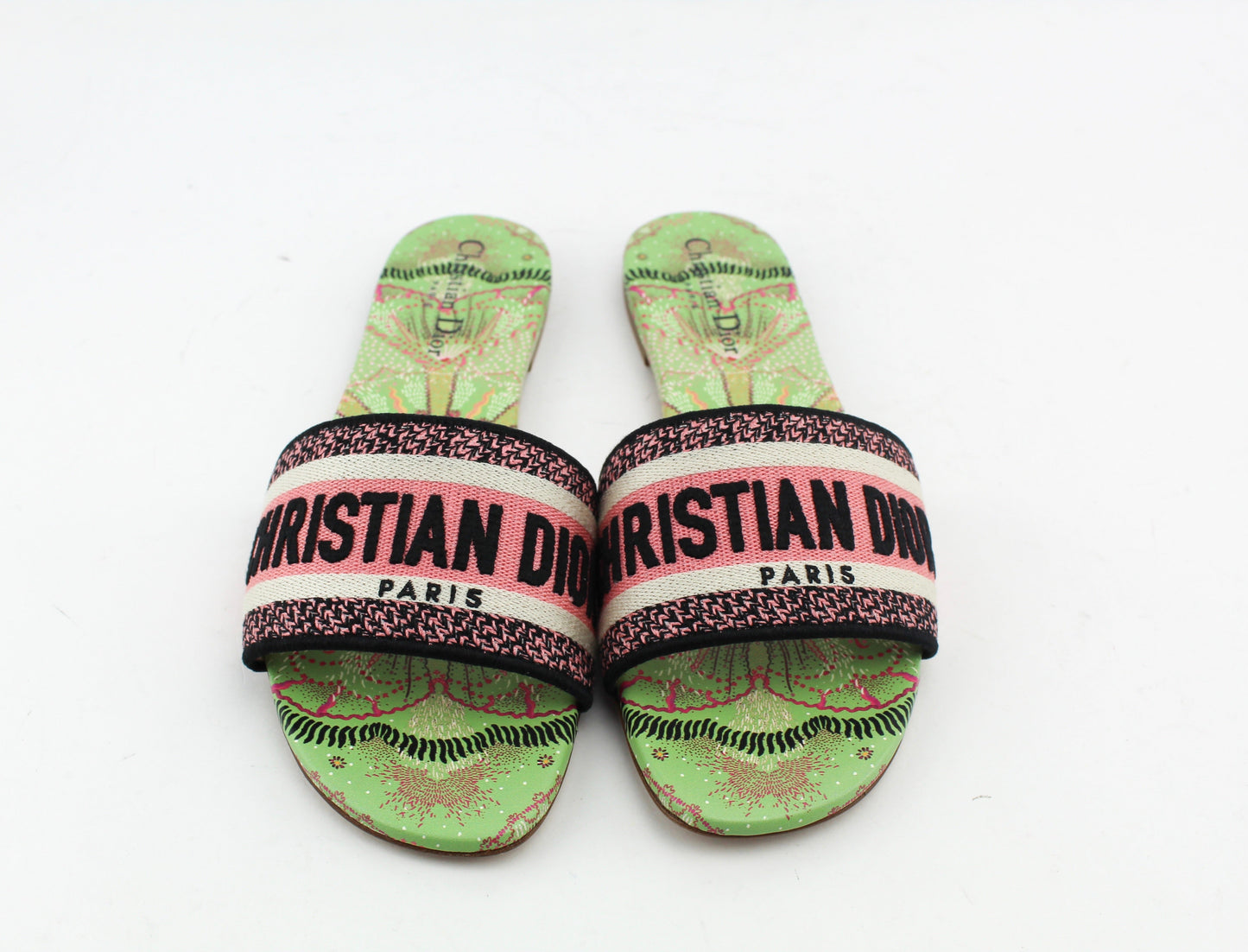 Dior Dway Slides Green