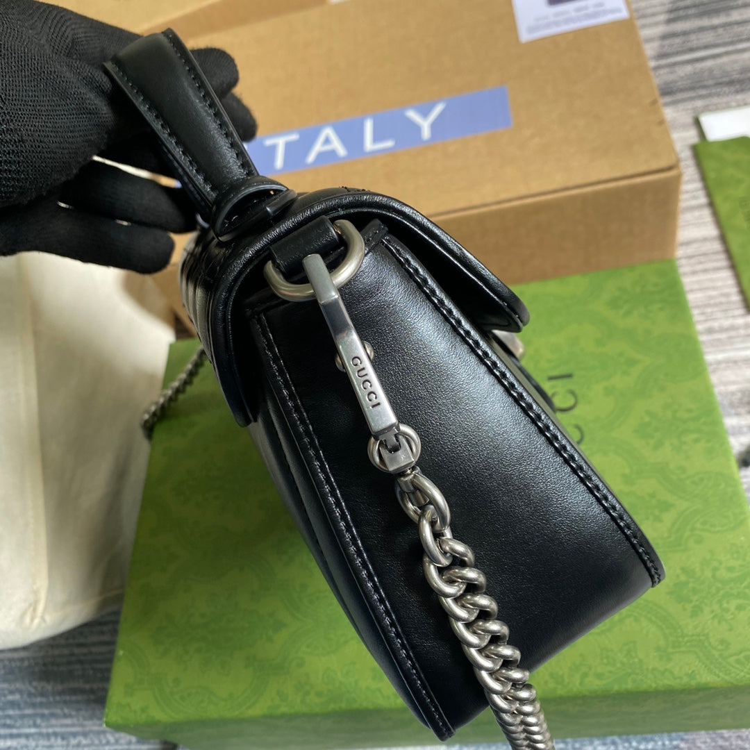 Luxury Gucci Marmont Mini Top Handle Bag