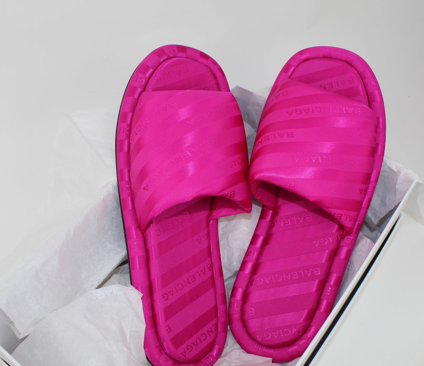 BALENCIAGA HOTEL JACQUARD SLIDES