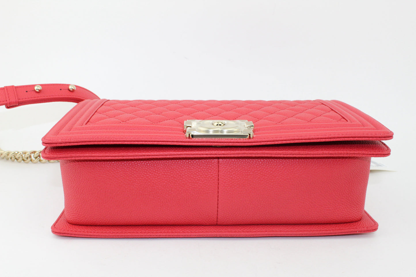 Chanel Large Caviar Boy Bag Red