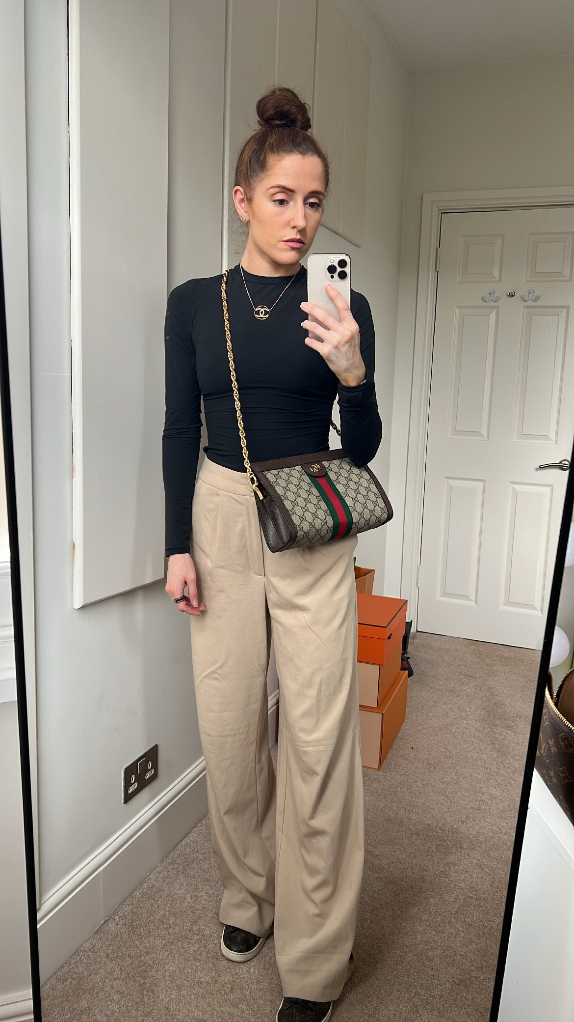 Luxury Gucci Supreme Ophidia Small Shoulder Bag