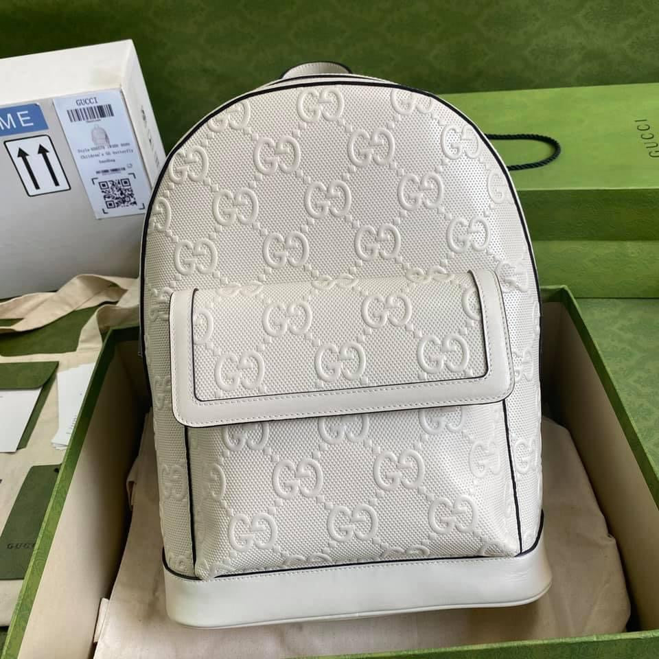 Luxury Gucci GG Embossed Backpack