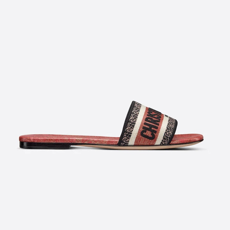 Christian Dior Dway Slides Cherry