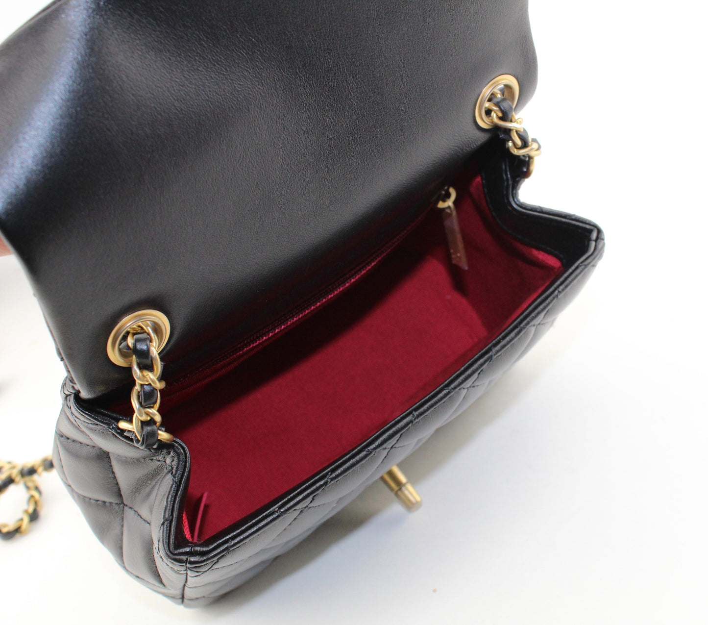 Chanel Romance Square Flap Bag Black