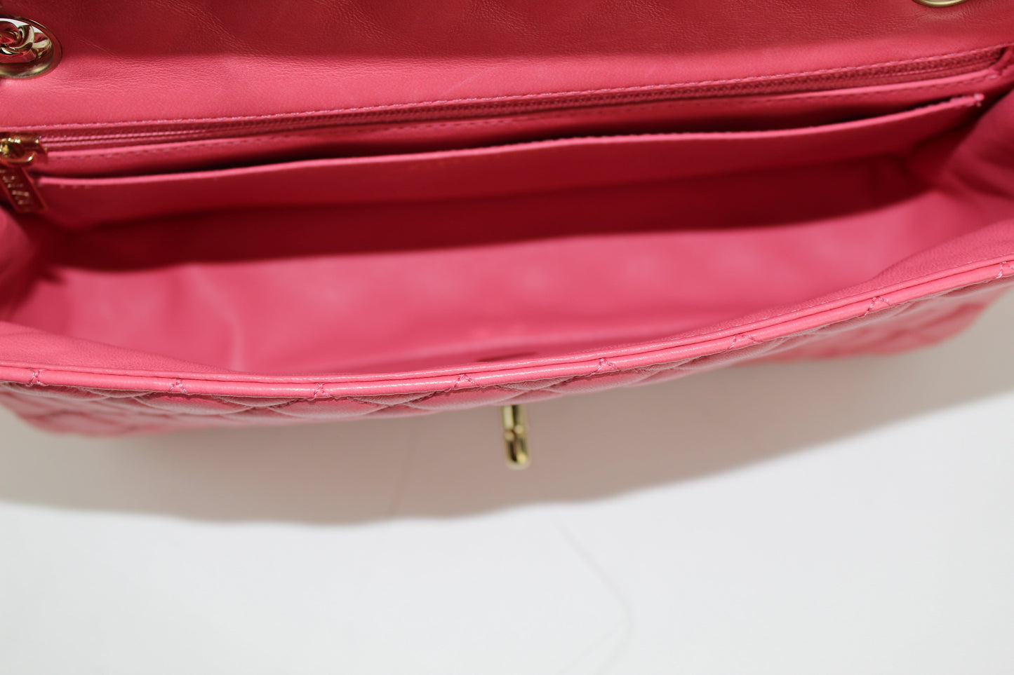 CHANEL SMALL LAMBSKIN FLAP BAG IN PINK