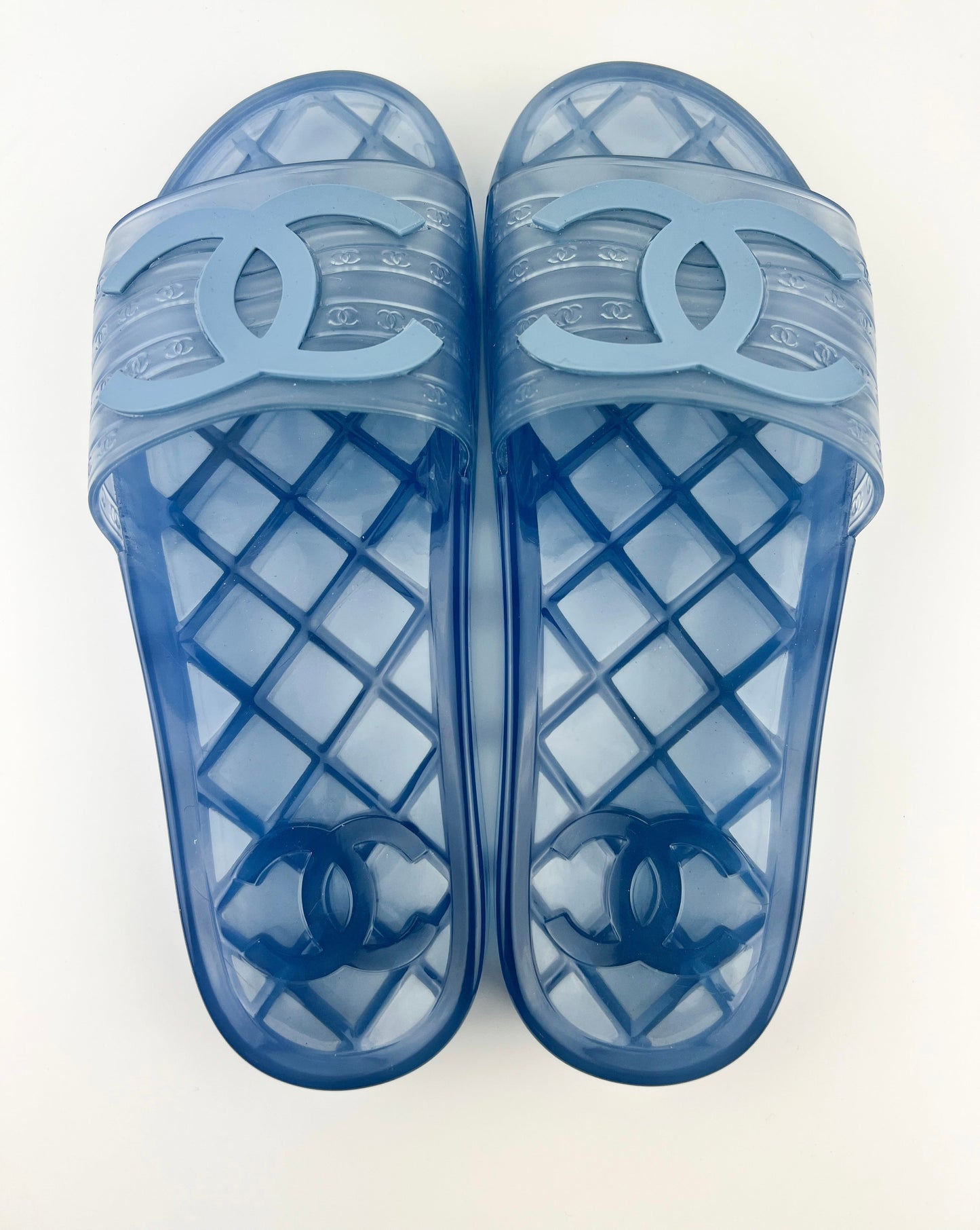 Chanel CC FLats Slide Sandals
