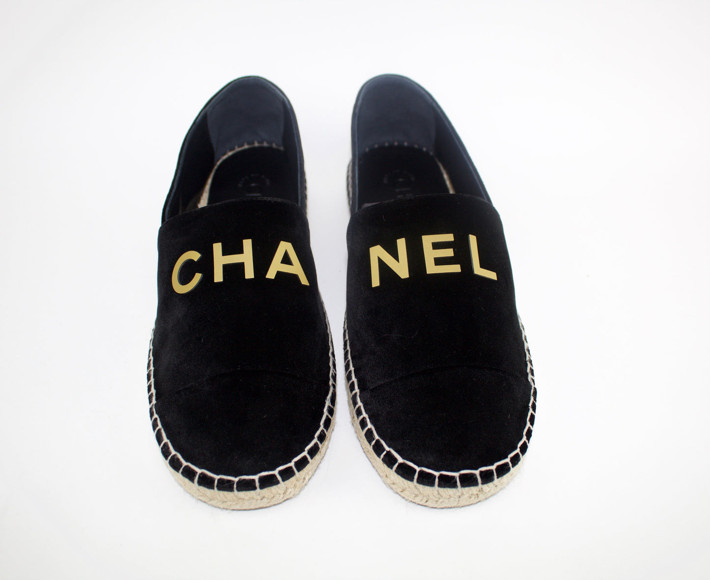 Chanel Velvet Espadrilles