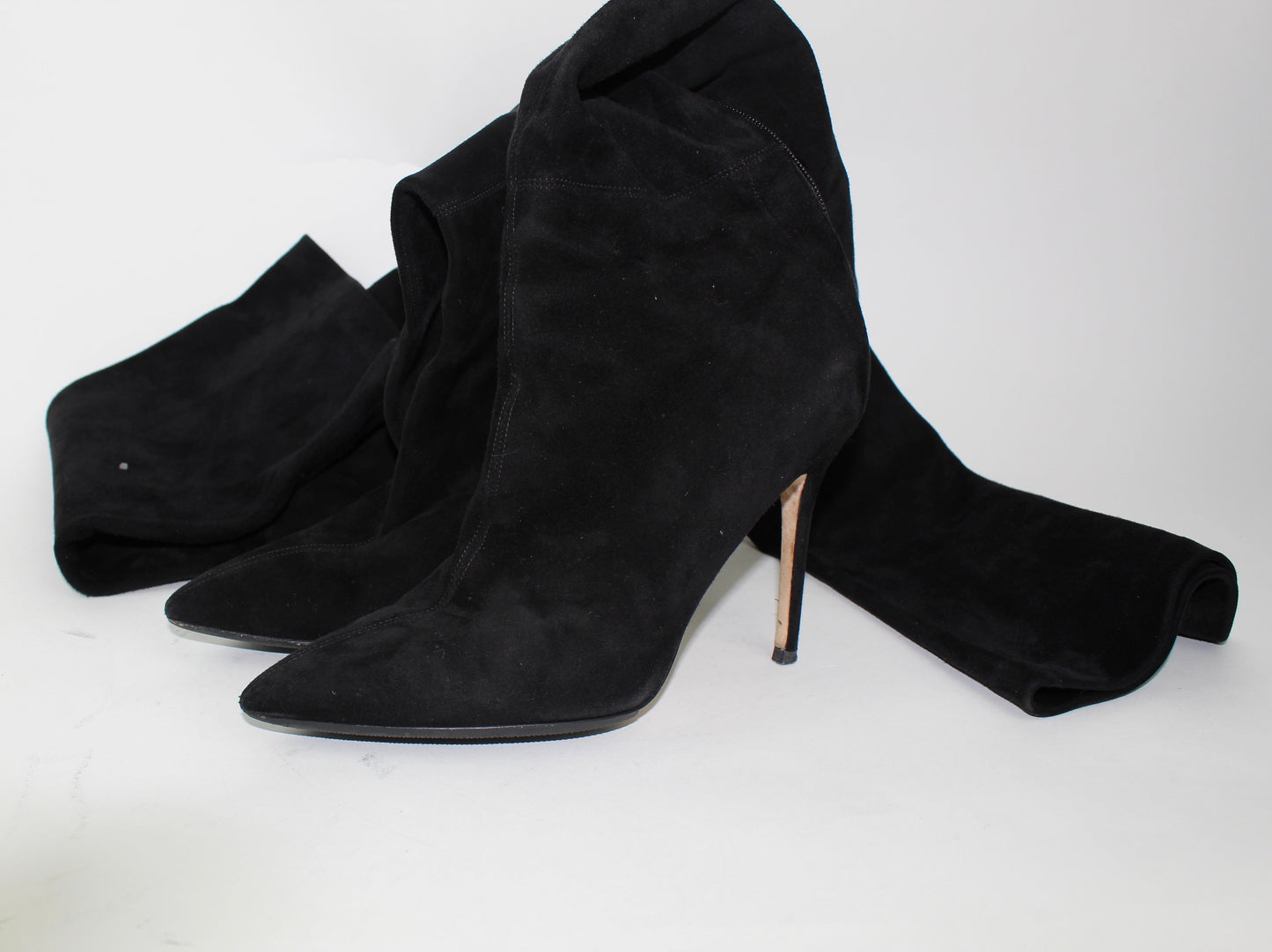 BRIAN ATWOOD ODILLE SUEDE THIGH-HIGH BOOTS