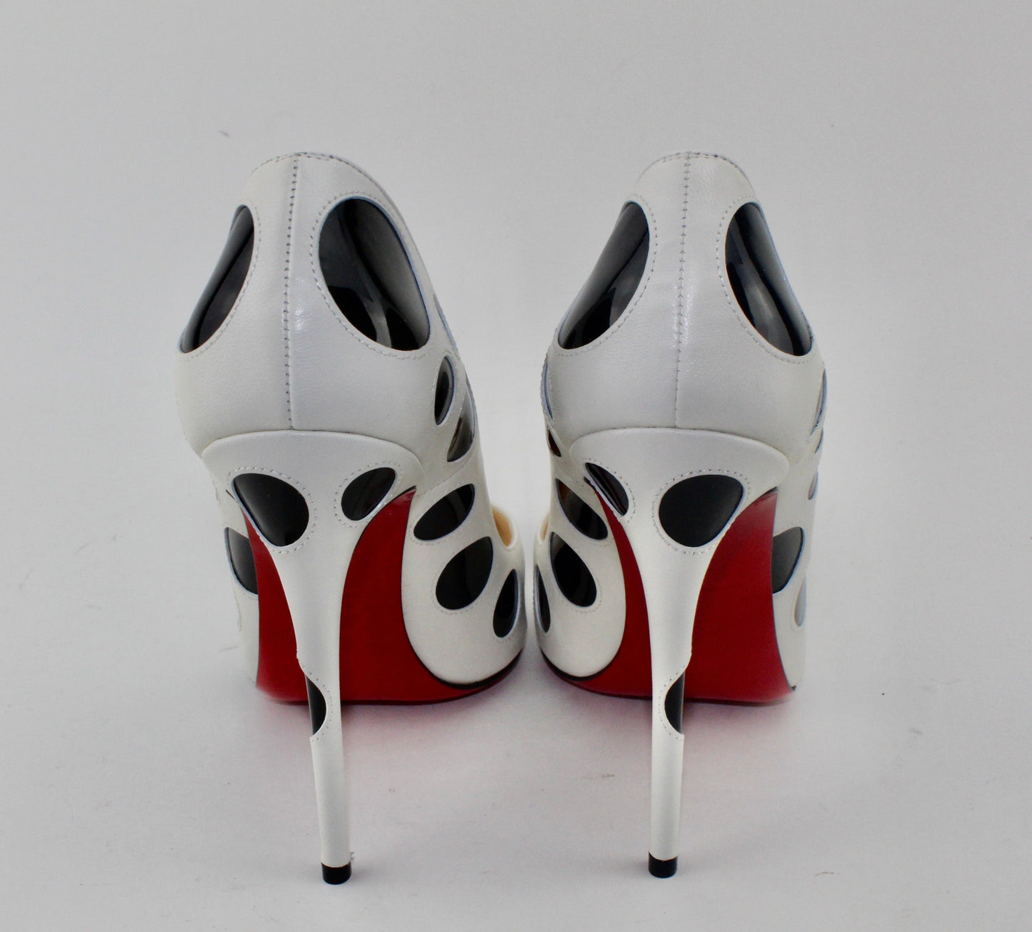 CHRISTIAN LOUBOUTIN SO KATE 120mm BUBBLE LATTE/BLACK