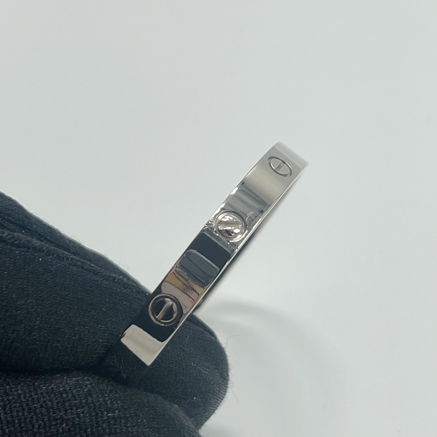 Cartier Size 18 Love Bracelet white gold