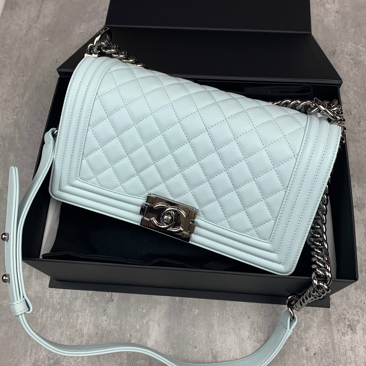 Chanel Lambskin Medium Boy Bag