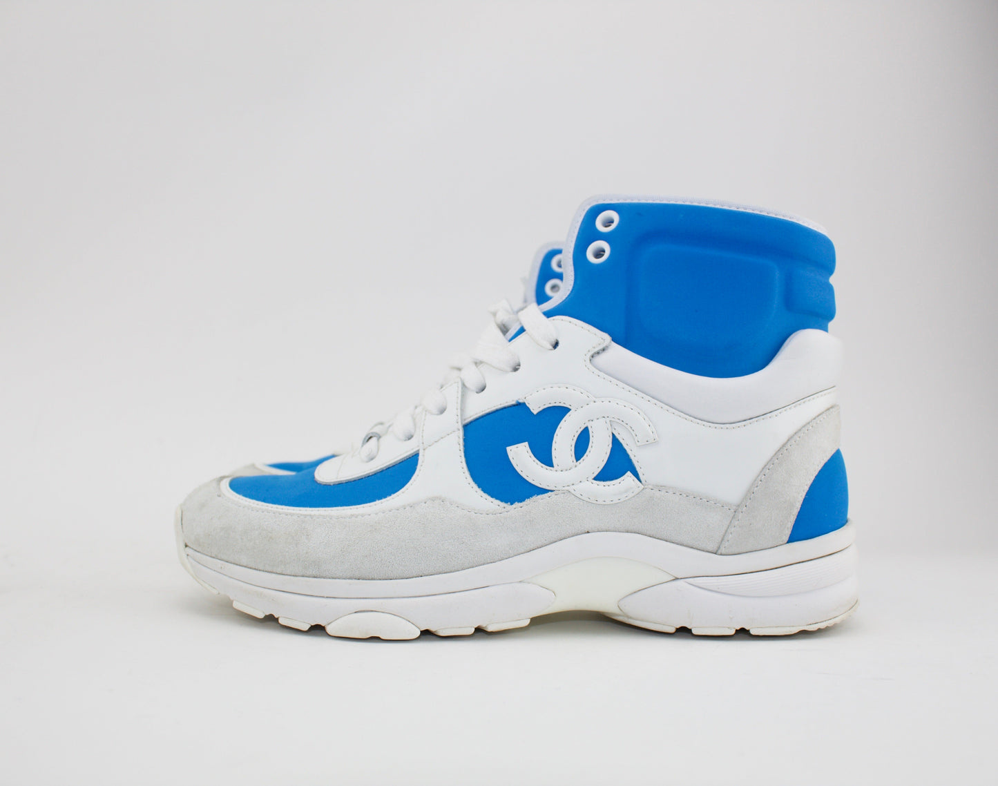 Chanel Cross Trainer Hightop Sneakers
