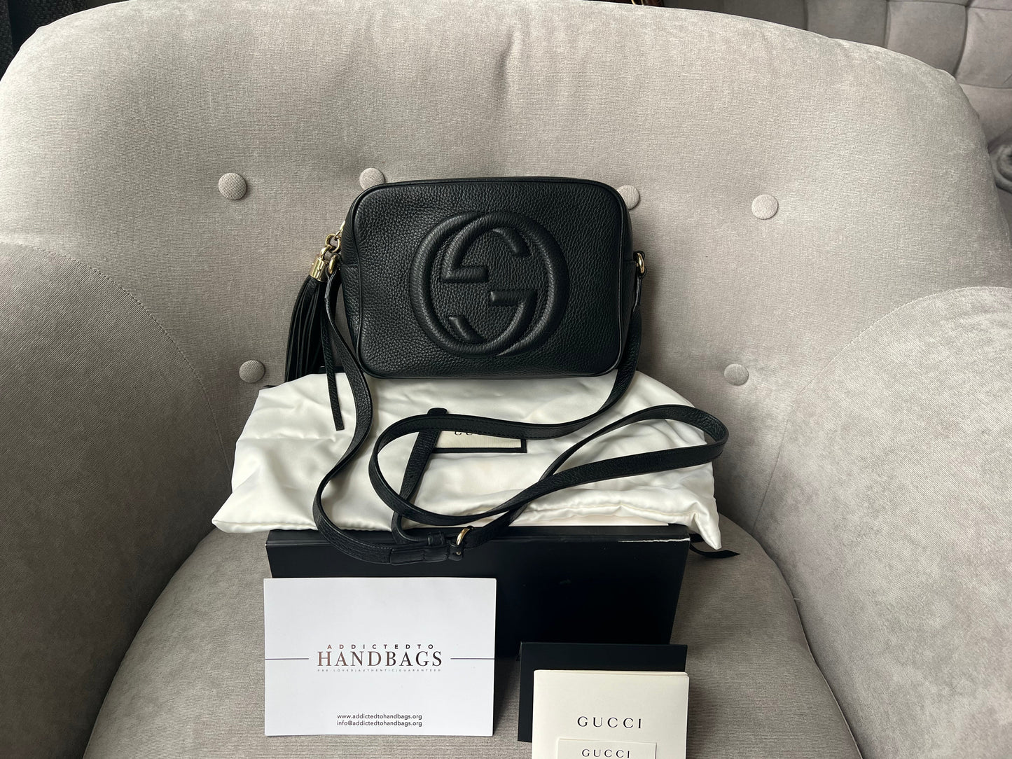 Luxury Gucci Trending 2025 Black Soho Disco