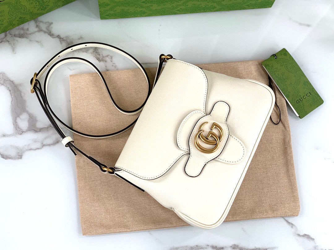 Luxury Gucci Small Messenger Bag With Double G