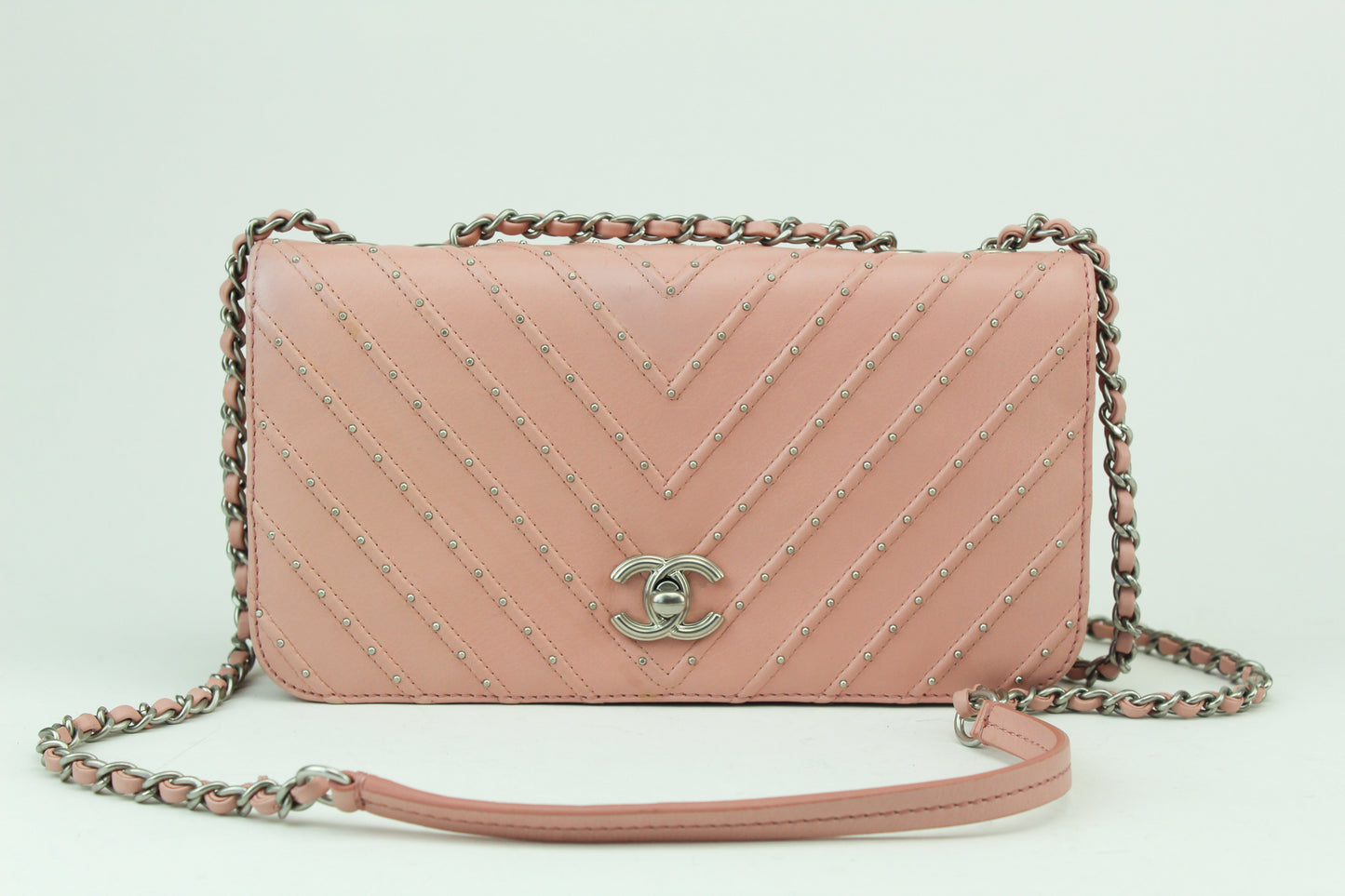 Chanel Embellished Pink bag