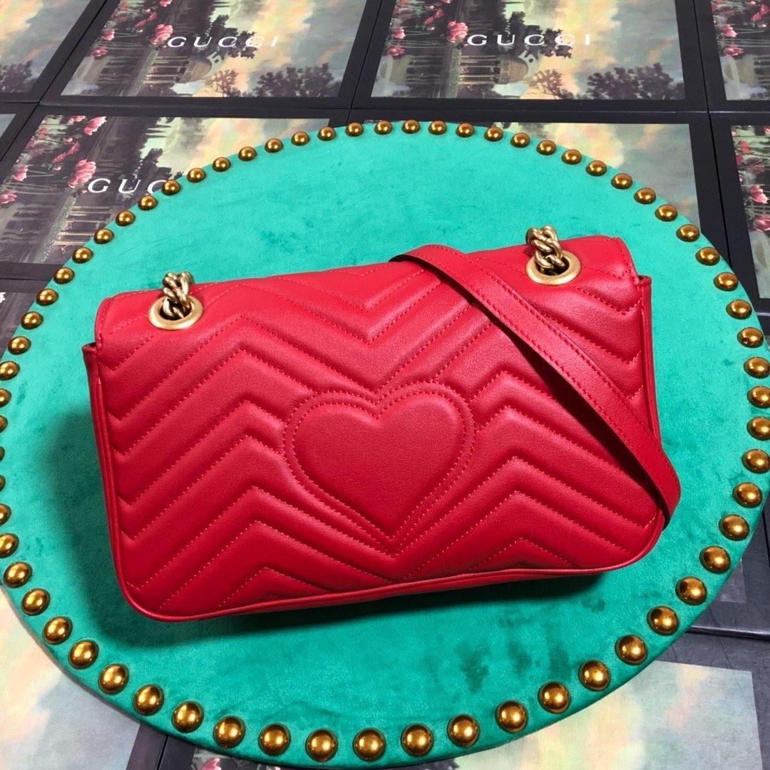 Luxury Gucci Marmont Small Matelassé Shoulder Bag