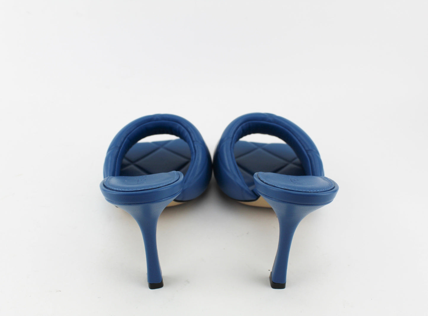 Bottega Veneta Quilted High Heel Slide Sandals