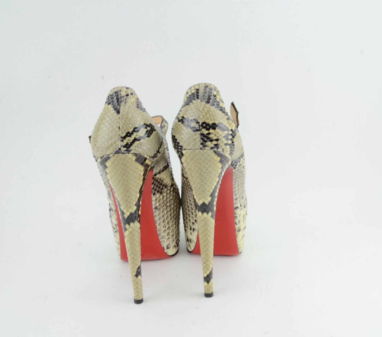 CHRISTIAN LOUBOUTIN LADY DAF 160 PYTHON