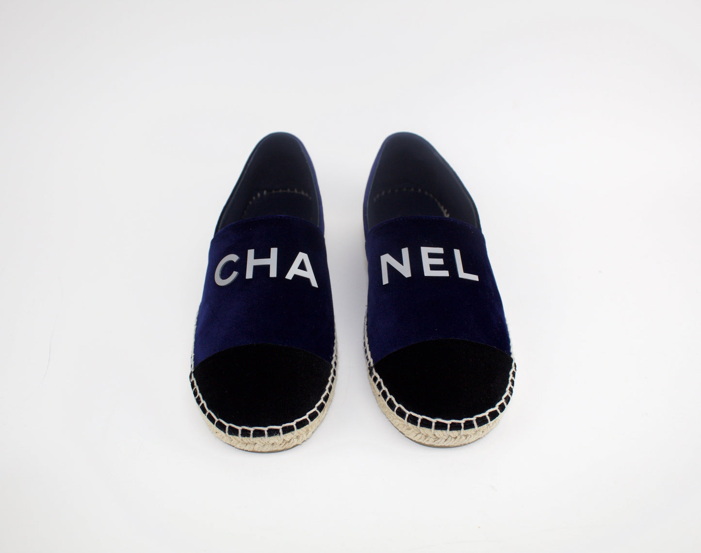 CHANEL VELVET ESPADRILLES