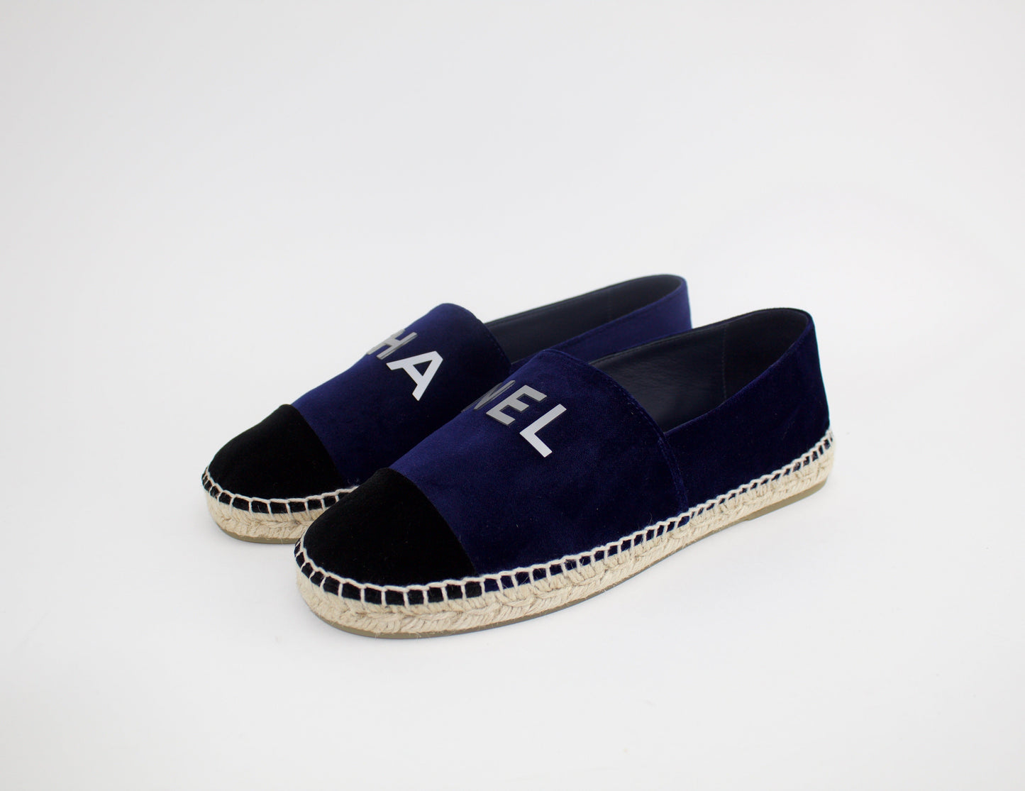 CHANEL VELVET ESPADRILLES