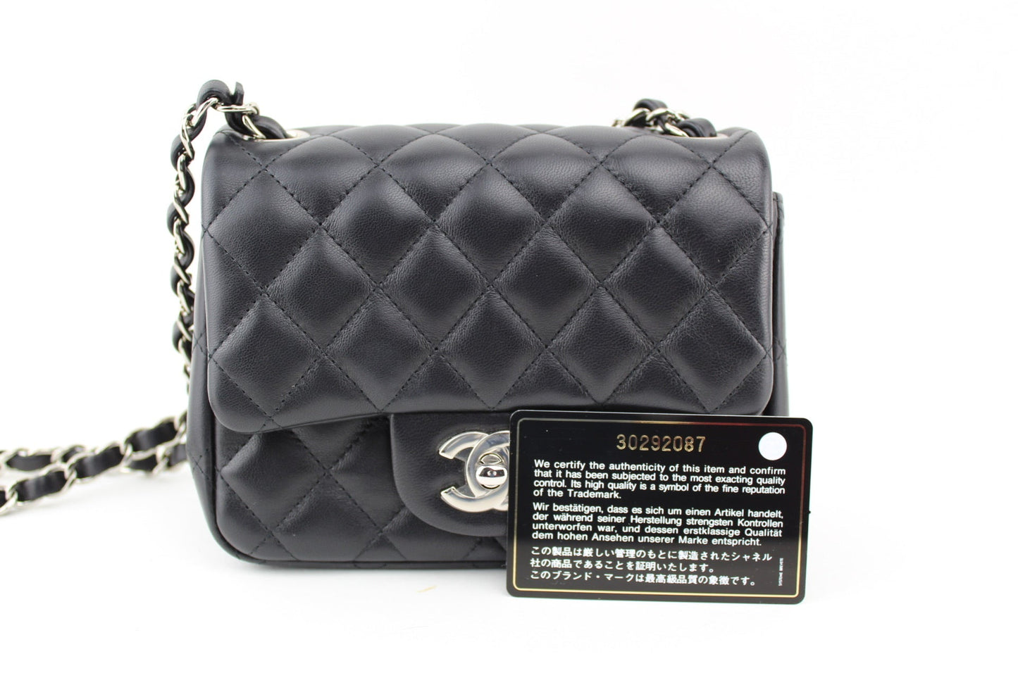 Chanel Lambskin Mini Flap Square Bag