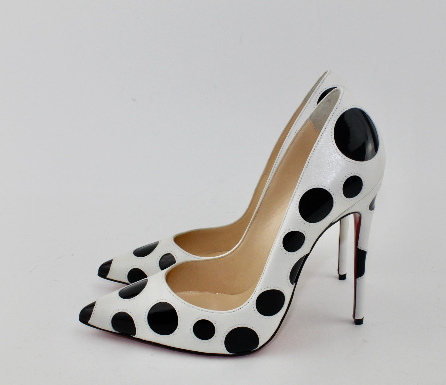 CHRISTIAN LOUBOUTIN SO KATE 120mm BUBBLE LATTE/BLACK