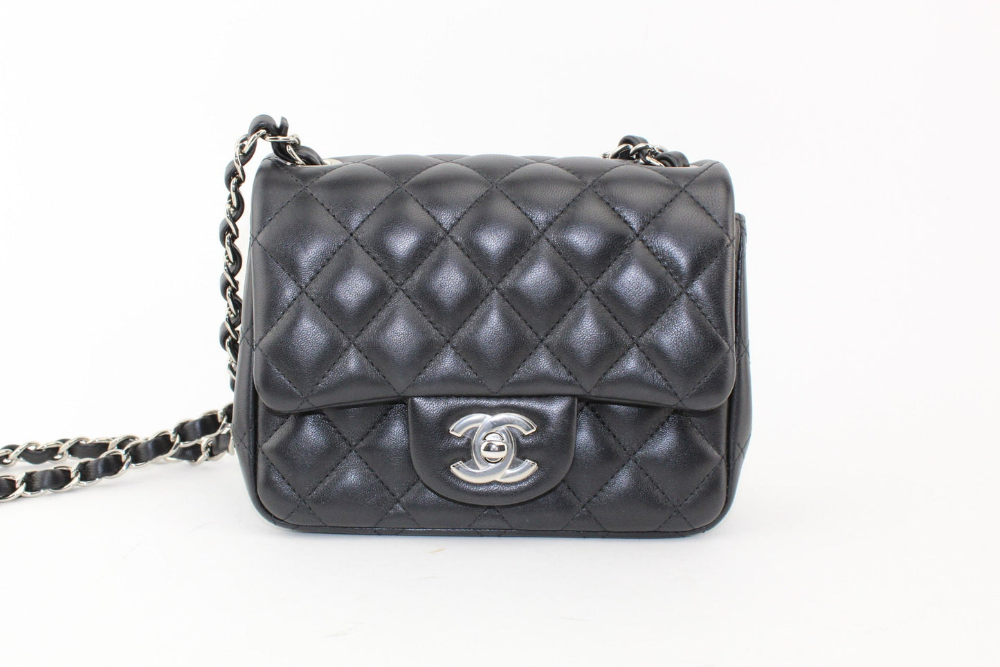 Chanel Lambskin Mini Flap Square Bag