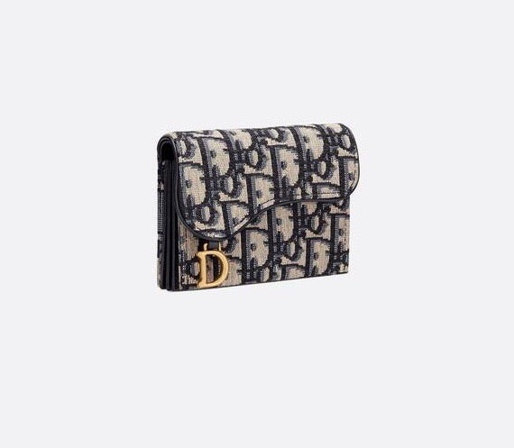 DIOR SADDLE 5-GUSSET CARD HOLDER