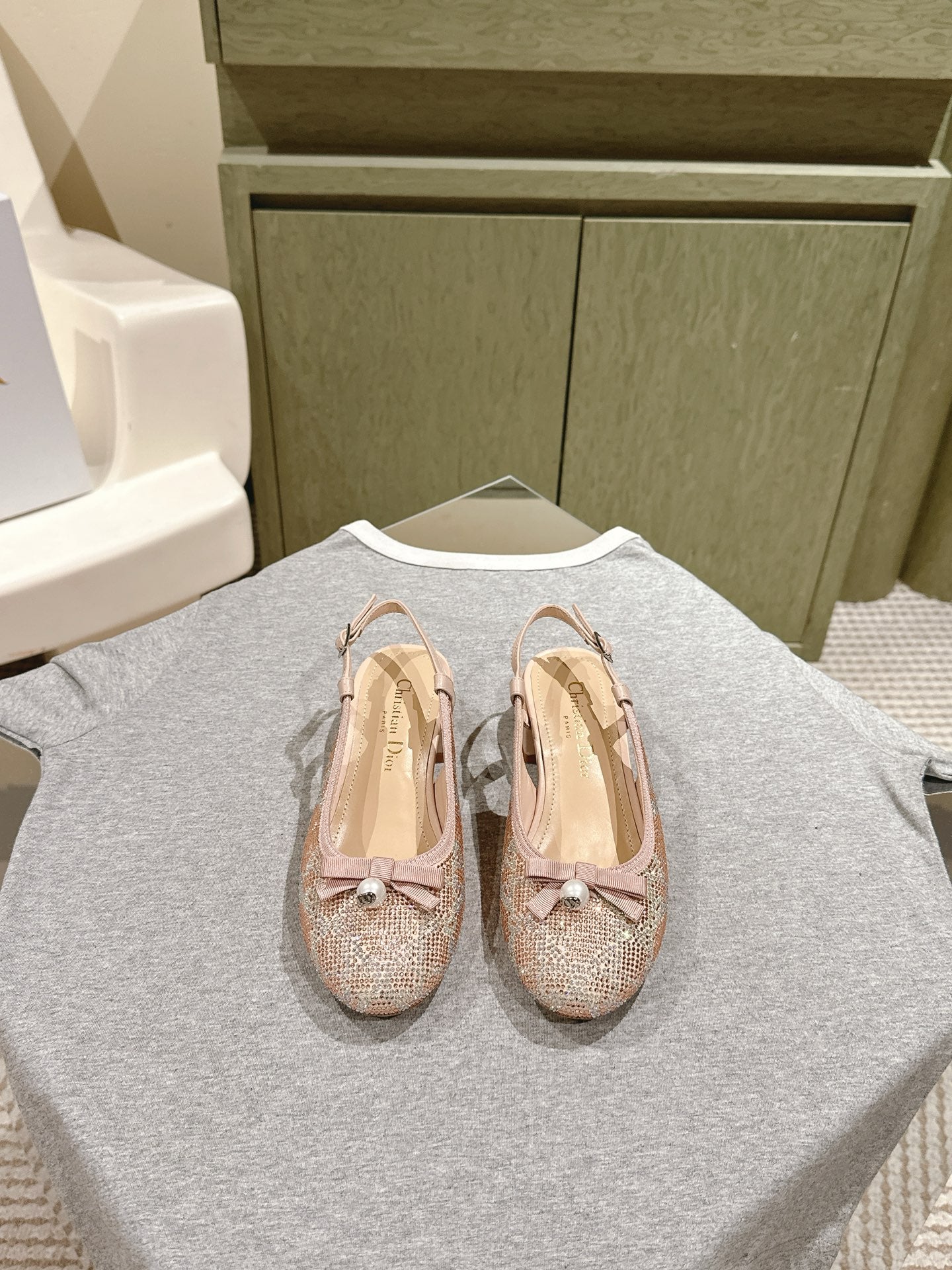 Luxury Dior25 Slingback Sheepskin 242018