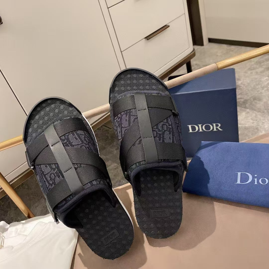Luxury Dior25 Alpha Sandal Fabric with Foam Sole 242437
