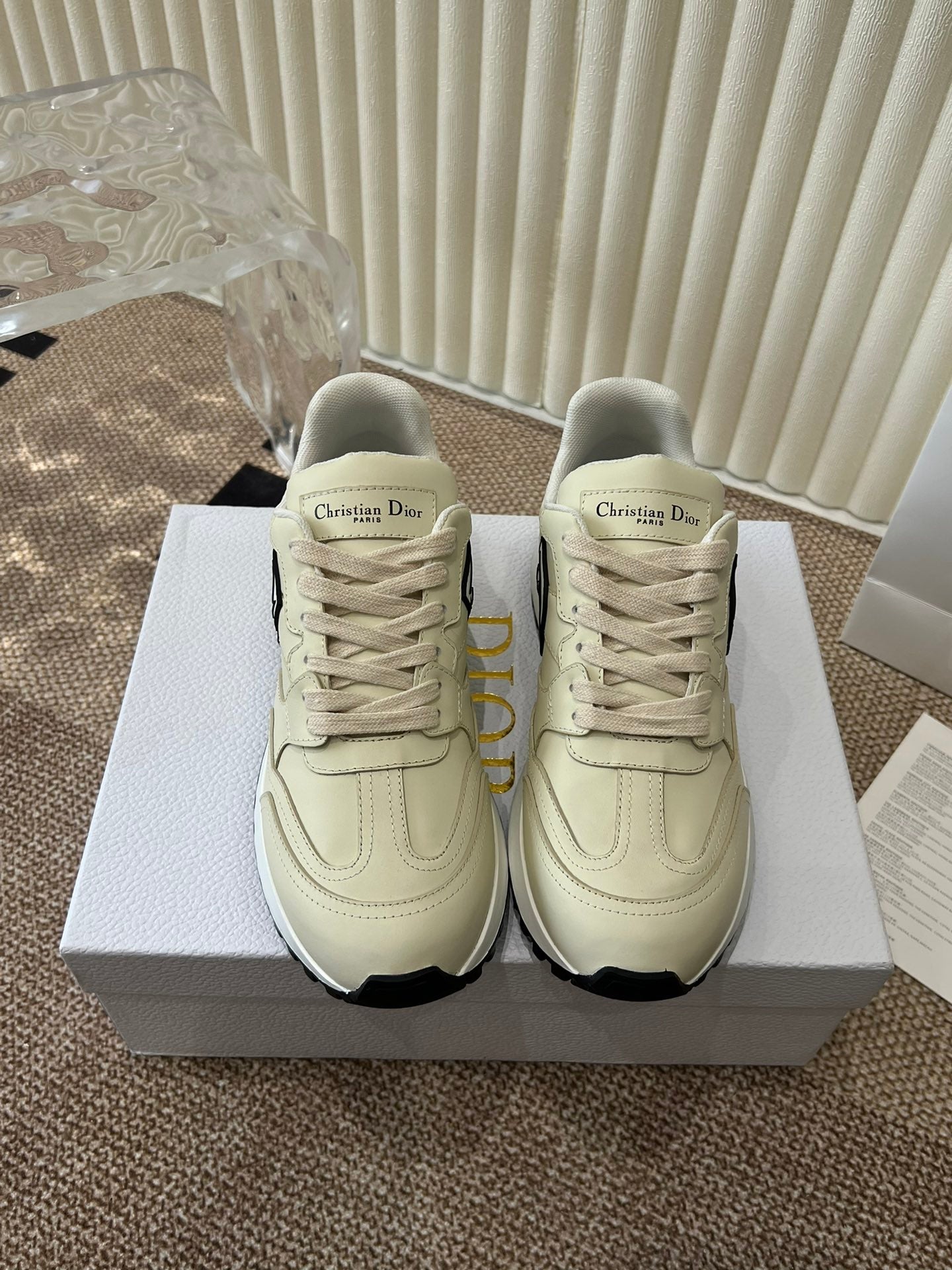 Luxury DiorC'est  Luxury DiorSneaker Beige Lamskin