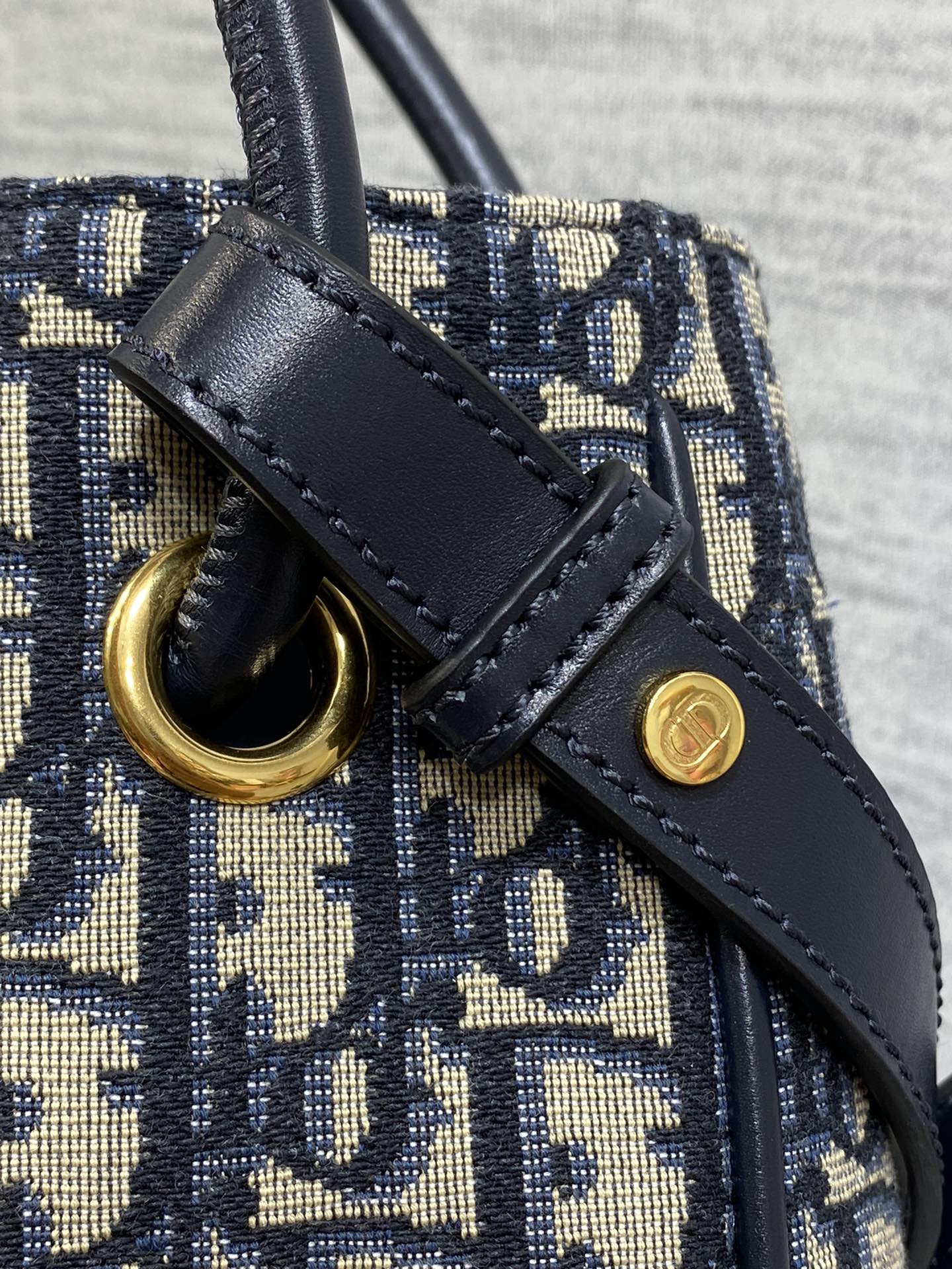 Luxury Diormeidum nolita 27cm blue oblique jacquard