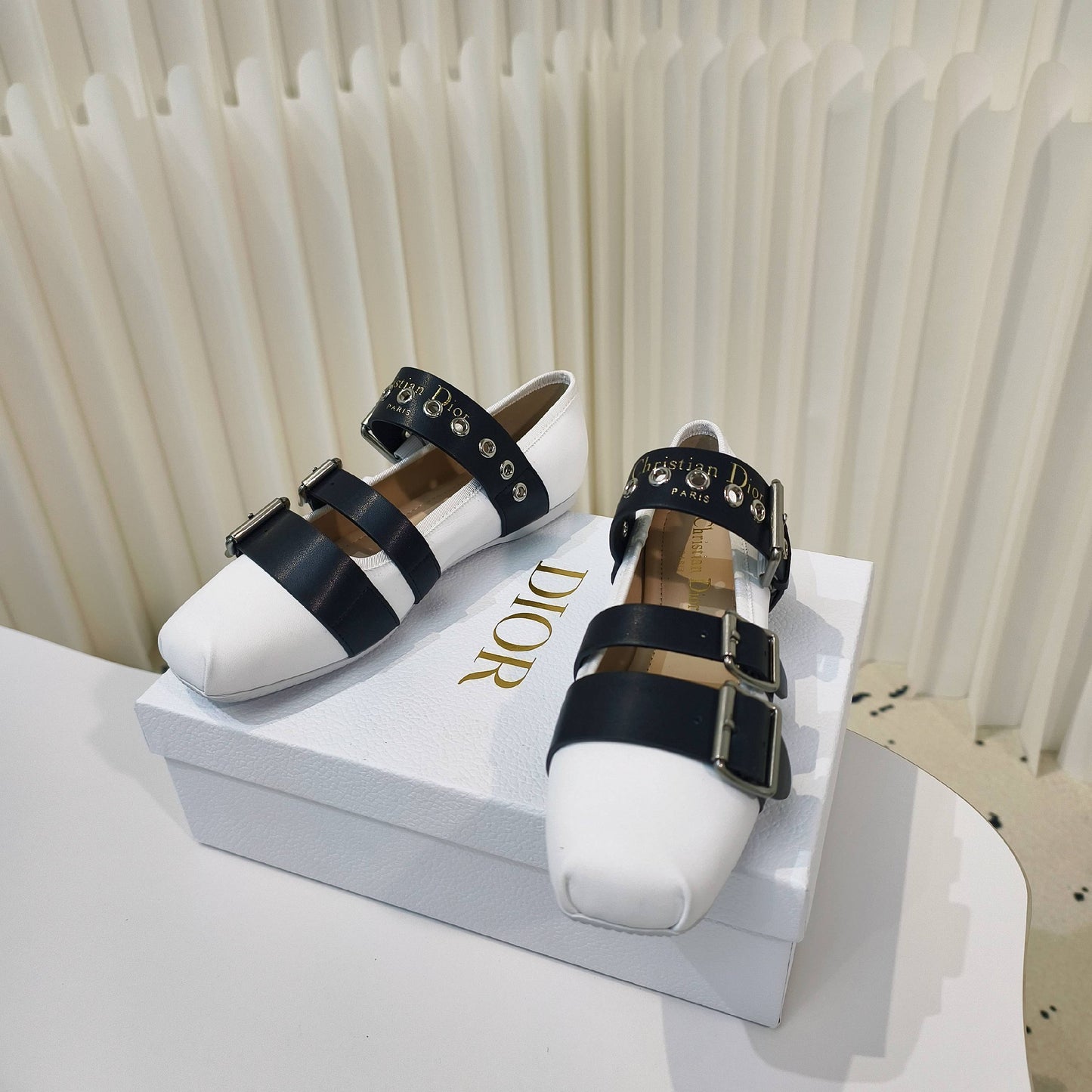 Luxury Dior25 Punk Ballet Flat  Calfskin and Suede 237991