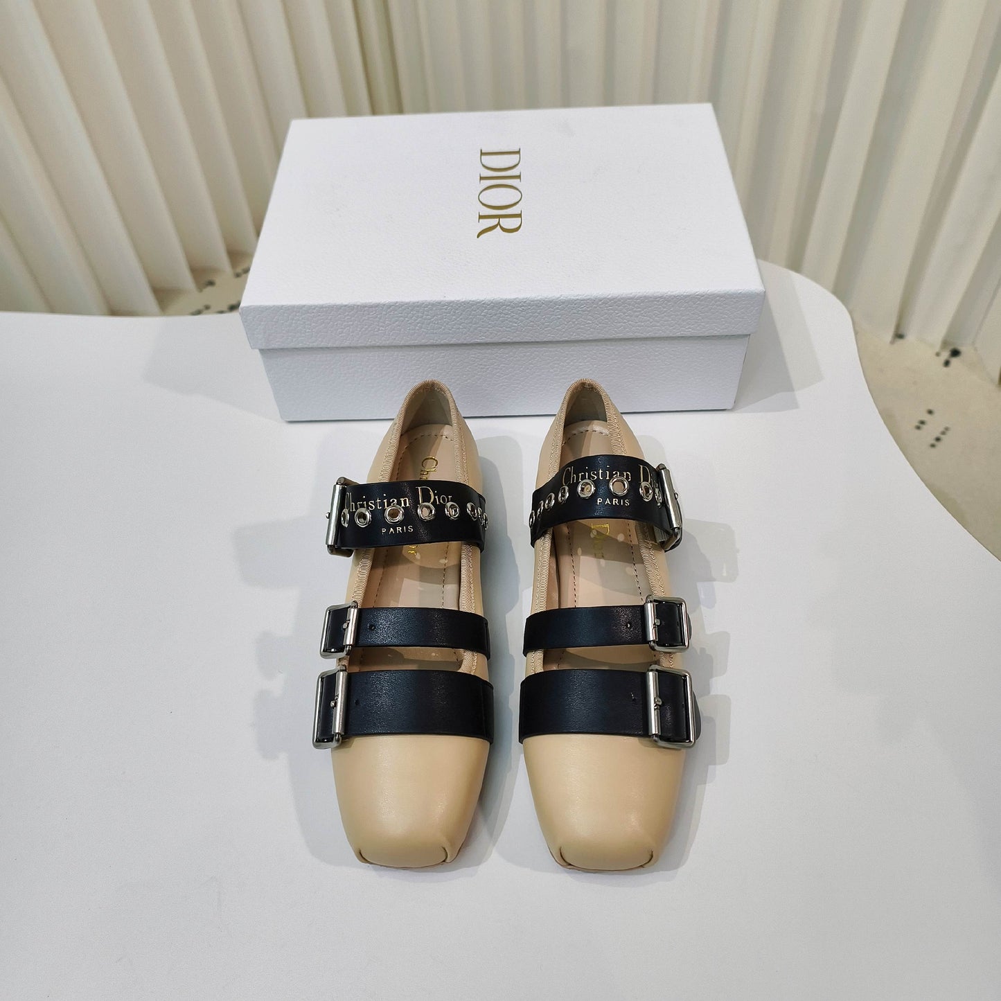 Luxury Dior25 Punk Ballet Flat  Calfskin and Suede 237991