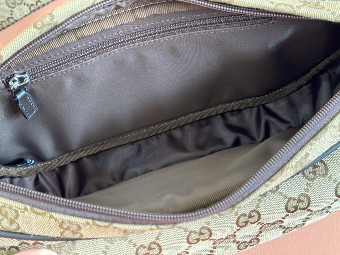 Luxury Gucci BELT BAG 34 IN BEIGE MONOGRAM CANVAS