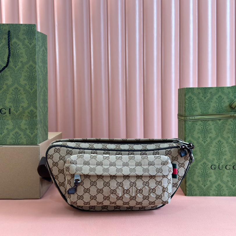 Luxury Gucci BELT BAG 34 IN BEIGE MONOGRAM CANVAS
