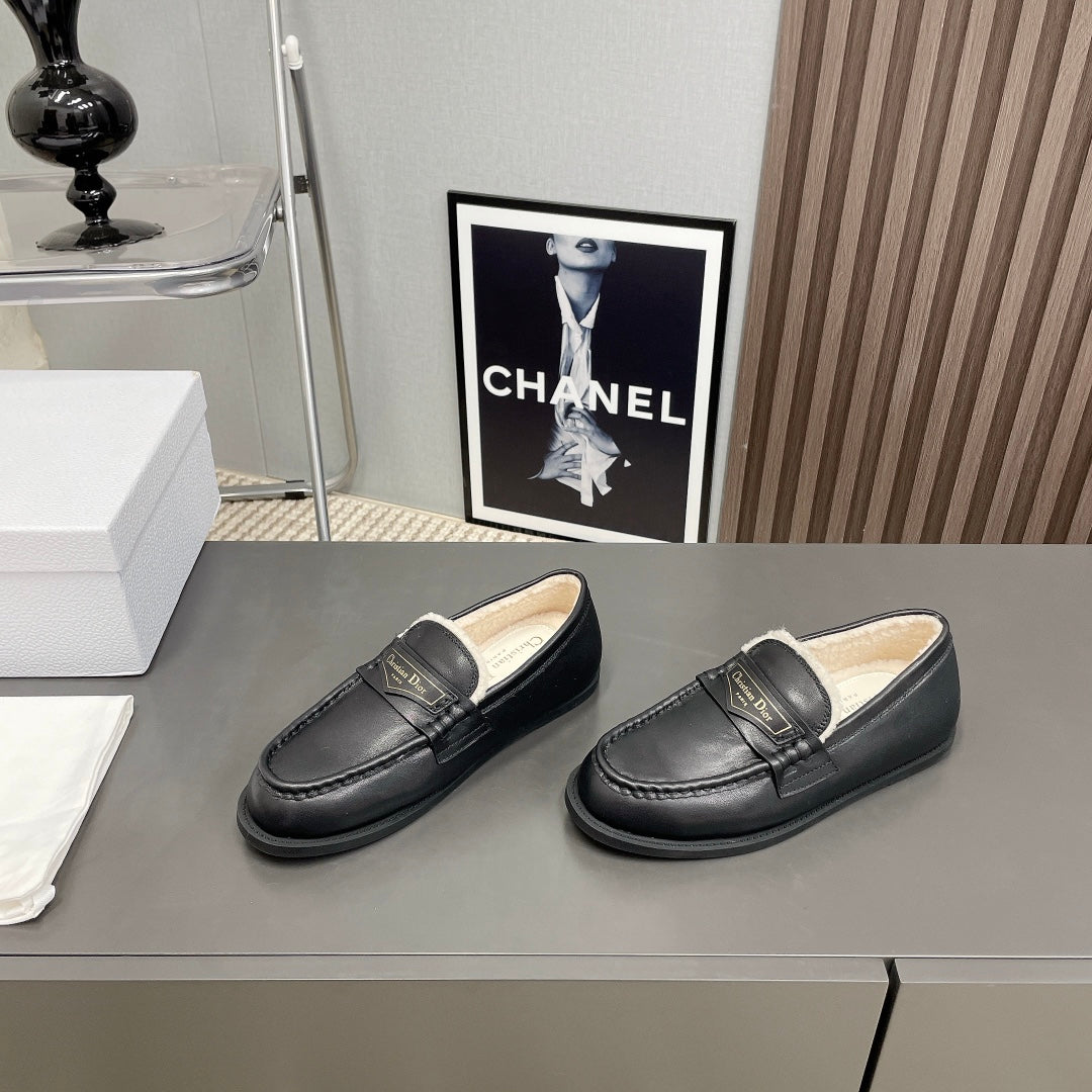 Luxury DiorLoafer In Black Cowhide 996003