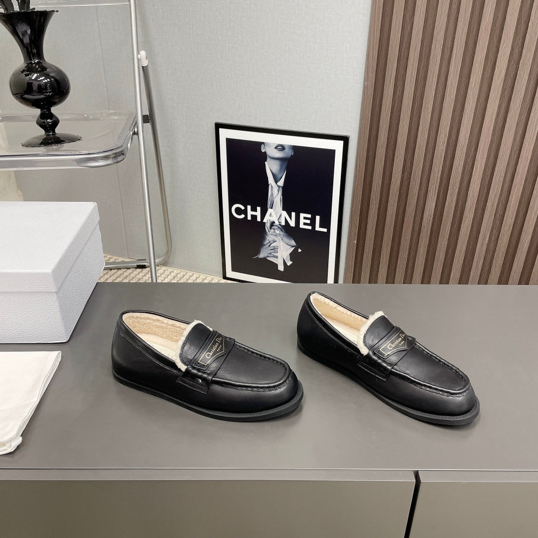 Luxury DiorLoafer In Black Cowhide 996003