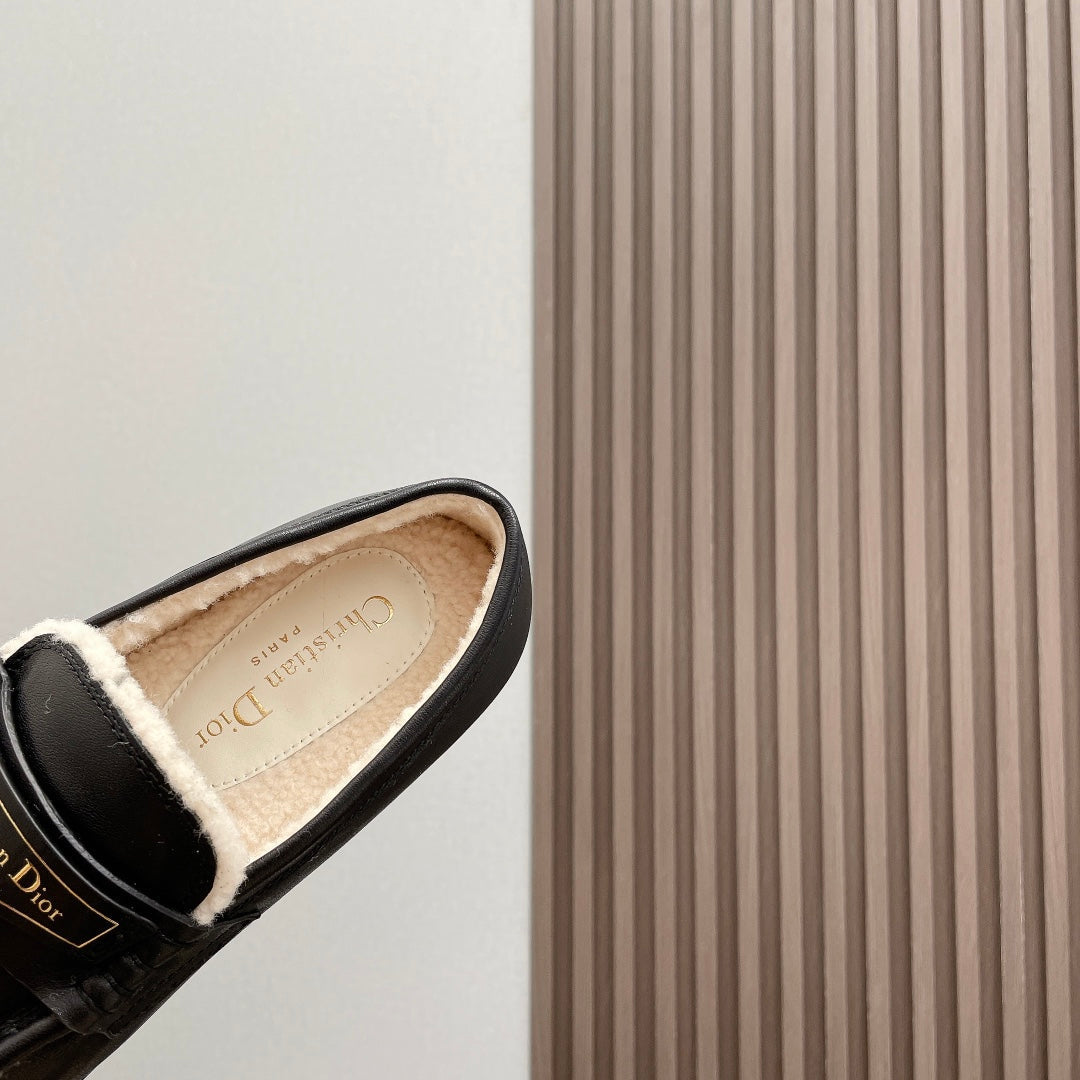 Luxury DiorLoafer In Black Cowhide 996003