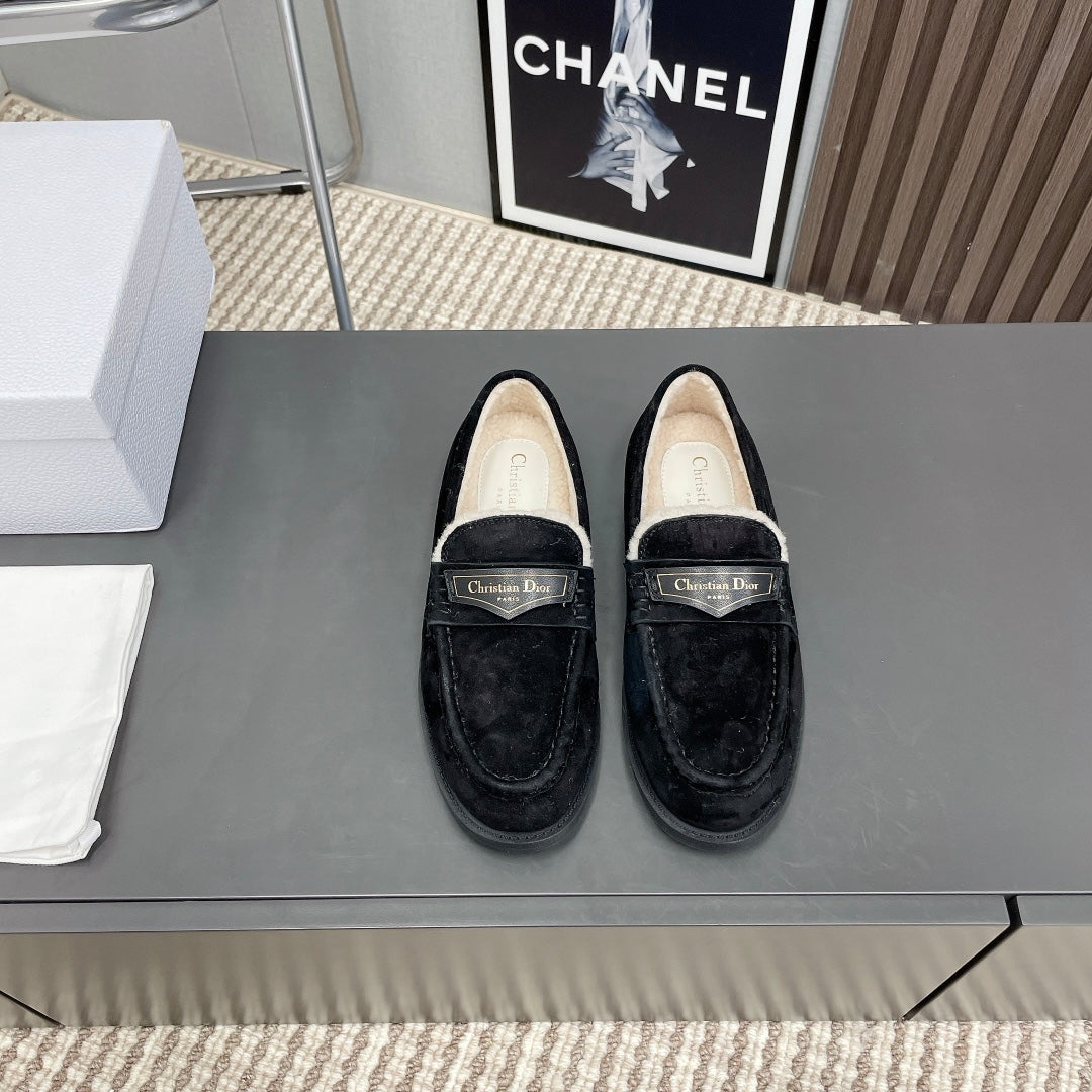 Luxury DiorLoafer In Black Suede 996005