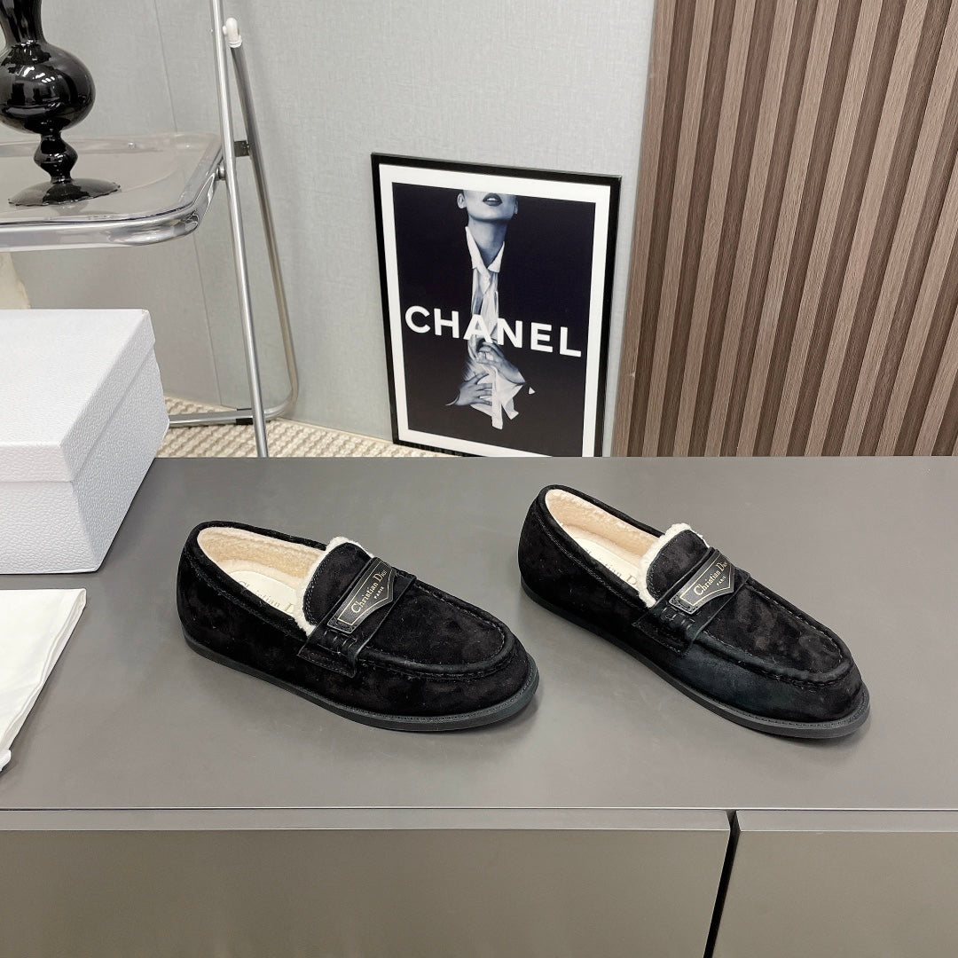 Luxury DiorLoafer In Black Suede 996005