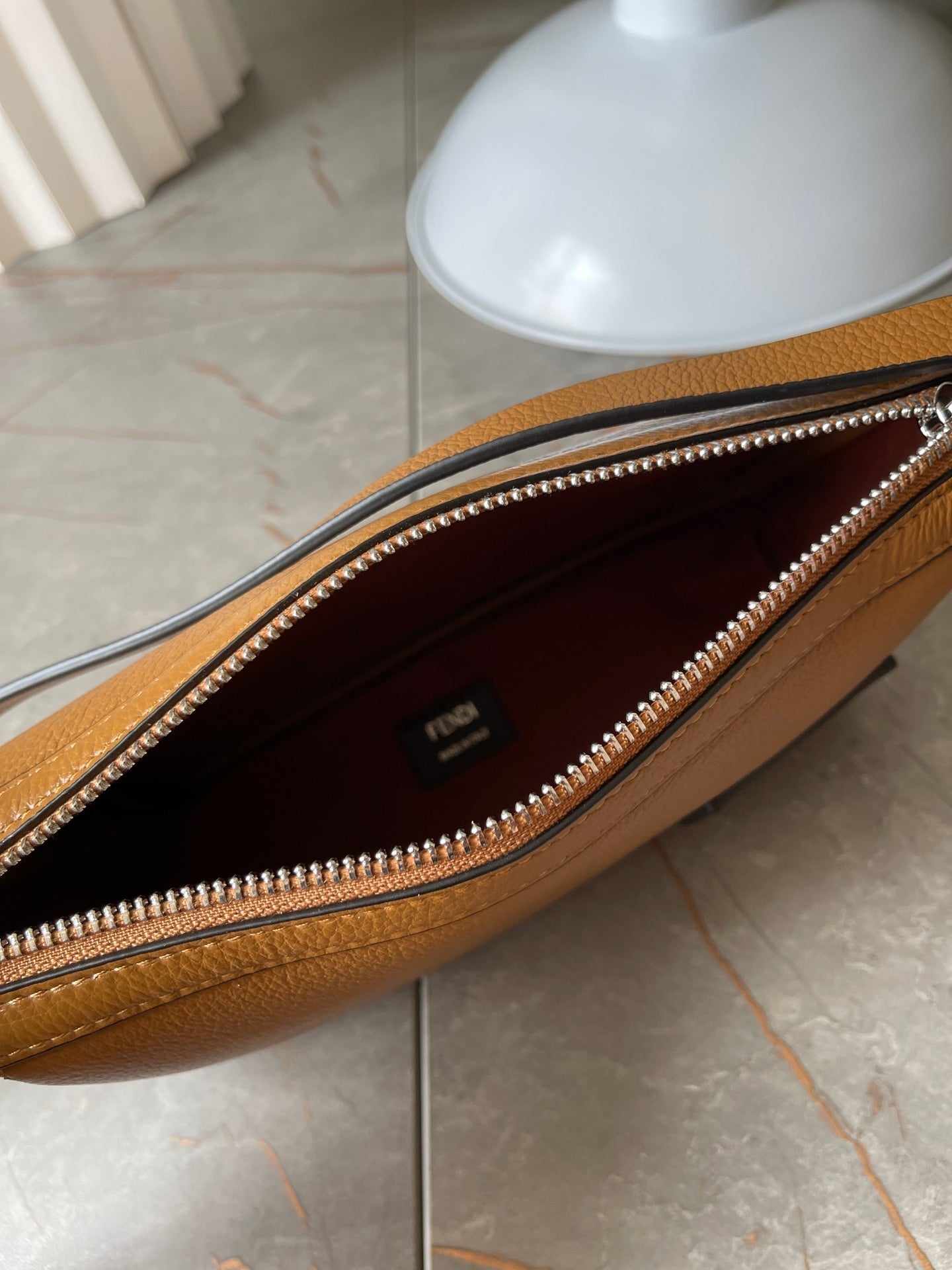 Luxury FendiSIMPLY MINI 22 IN BRONZE BROWN GRAINED CALFSKIN