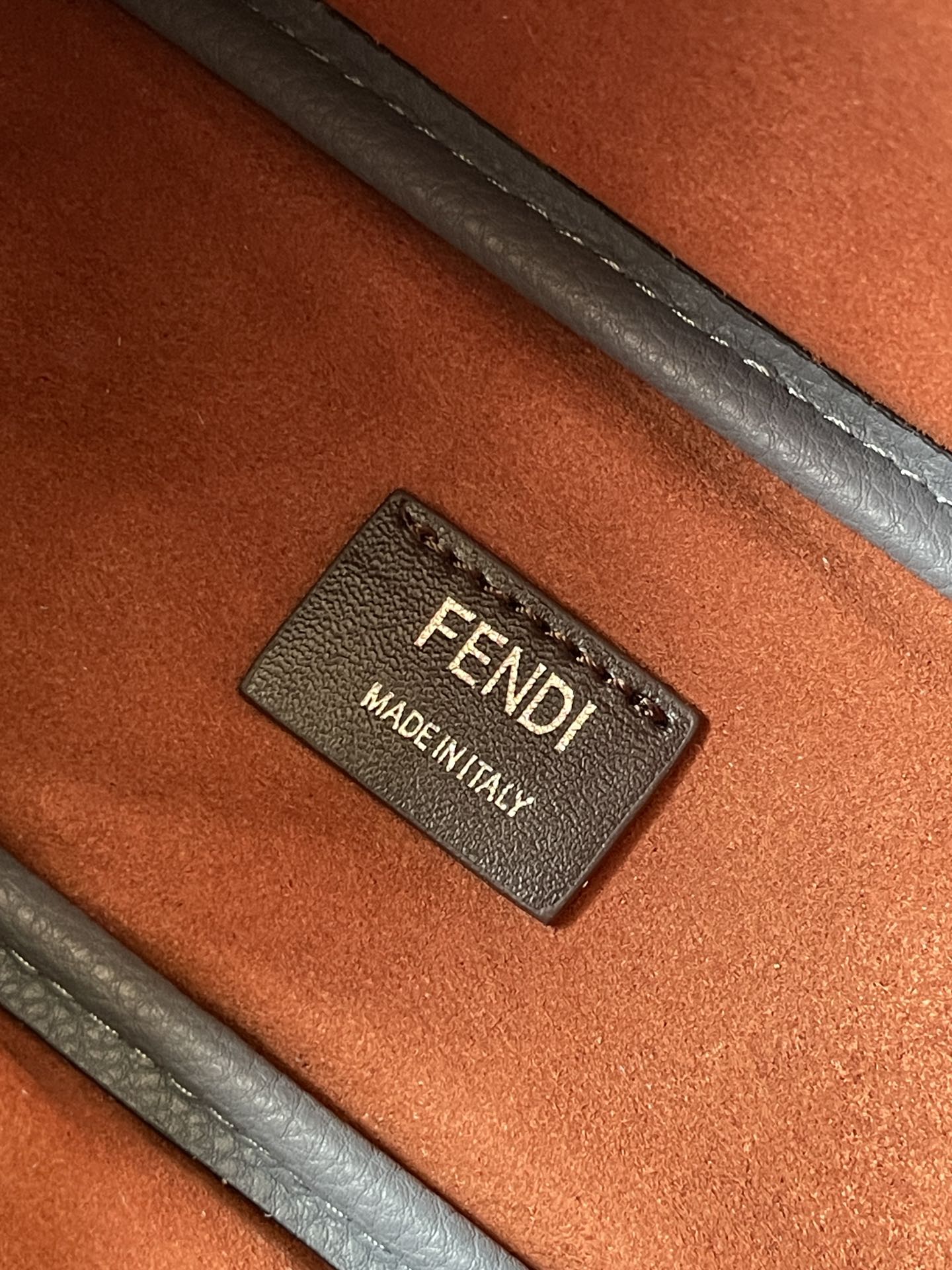 Luxury FendiSIMPLY MINI 22 IN FIORD BLUE GRAINED CALFSKIN