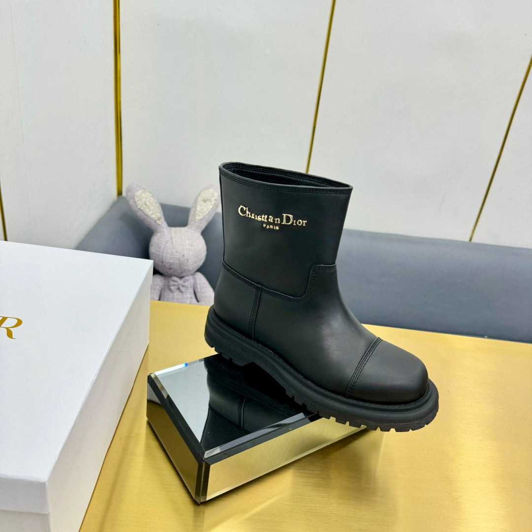 Luxury DiorAnkle Boot In Plain Boots Cowhide 111762